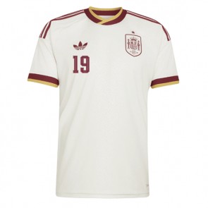 Spanien Lamine Yamal #19 Udebanetrøje VM 2026 Kortærmet
